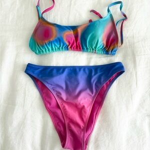 Multi Color Aura Wild Fable Bikini Set